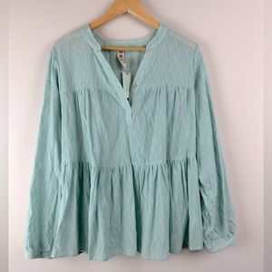 NWT Anthropologie Dolan Left Coast Tiered Top Size 1X